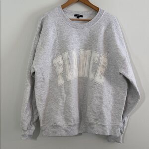 The Bar fiance crewneck sweatshirt grey size XL